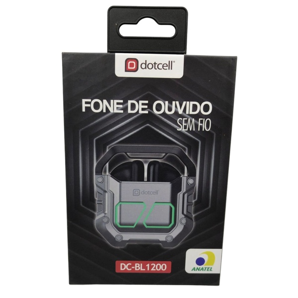FONE BLEUTOOTH DC-BL1200 CINZA