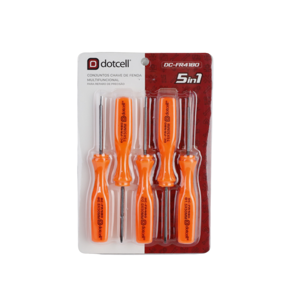 Conj. Chave de Fenda Mult. (Reparo de Precisão) 5in1. -  DC-FR4180