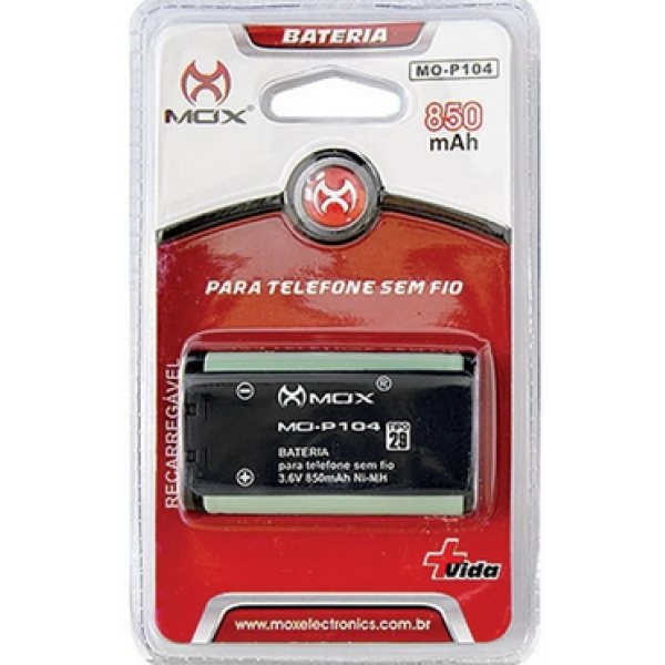 Bateria MO-P104 p/ Panasonic 2.4, 5.8 GHz (3.6V, 850 mAh)