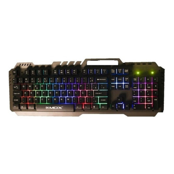 Teclado ''Multimidia'' MO-KB160 c/ fio (Gamer Alumínio c/ Led Multi Colorido)